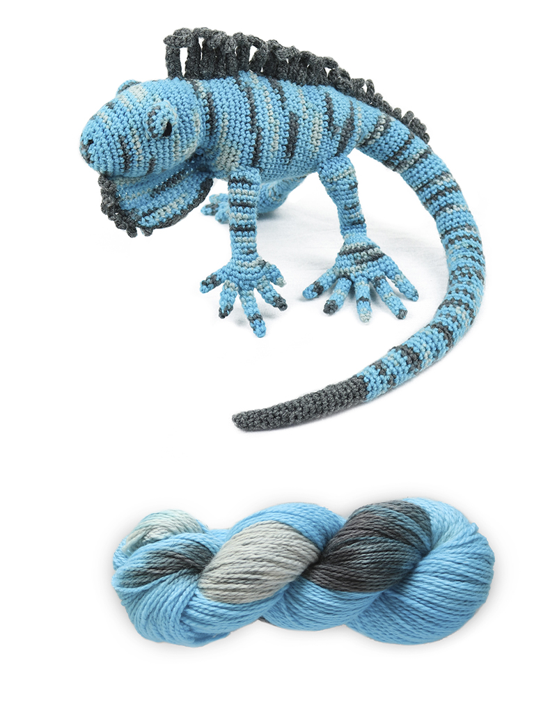 toft ed's animal wanda the frill necked lizard amigurumi crochet